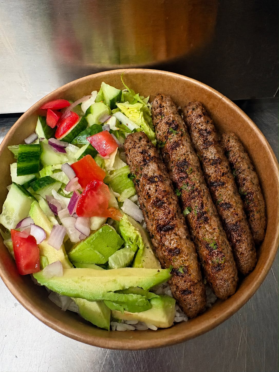 seekh kabab bowl