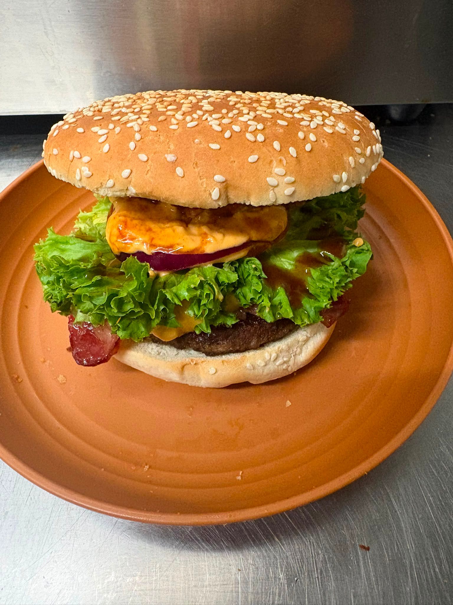 smoky new burger